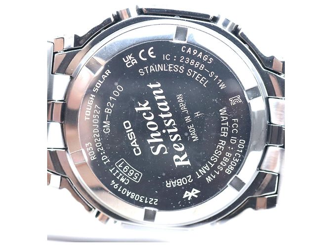 Autre Marque Edelstahl-Uhr Casio G-SHOCK GM-B2100 Schwarz - Ansicht 3