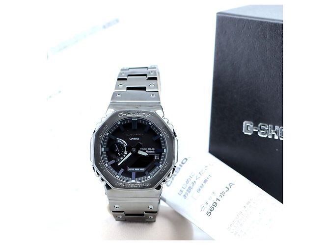 Autre Marque Edelstahl-Uhr Casio G-SHOCK GM-B2100 Schwarz - Ansicht 5