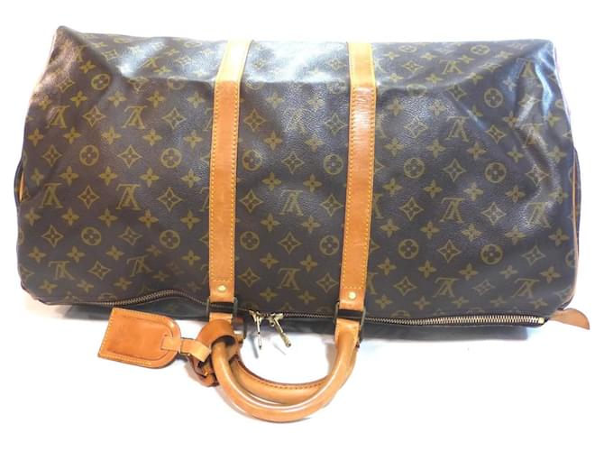 Louis Vuitton Keepall 55 Monogram - MI881 Marrone - vista 16