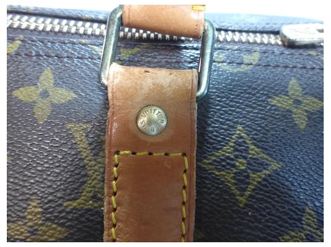 Louis Vuitton Keepall 55 Monogram - MI881 Marrone - vista 4