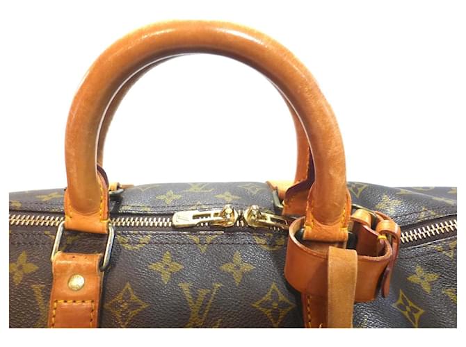Louis Vuitton Keepall 55 Monogram - MI881 Marrone - vista 5