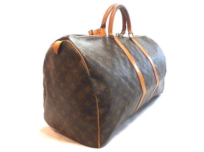 Louis Vuitton Keepall 55 Monogram - MI882 Braun - Ansicht 10