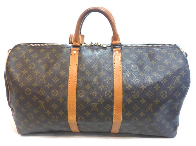 Louis Vuitton Keepall 55 Monogram - MI882 Braun - Ansicht 11