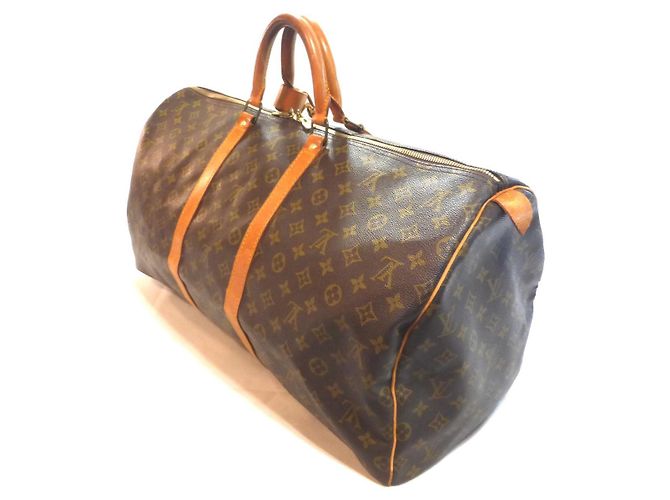 Louis Vuitton Keepall 55 Monogram - MI882 Braun - Ansicht 12