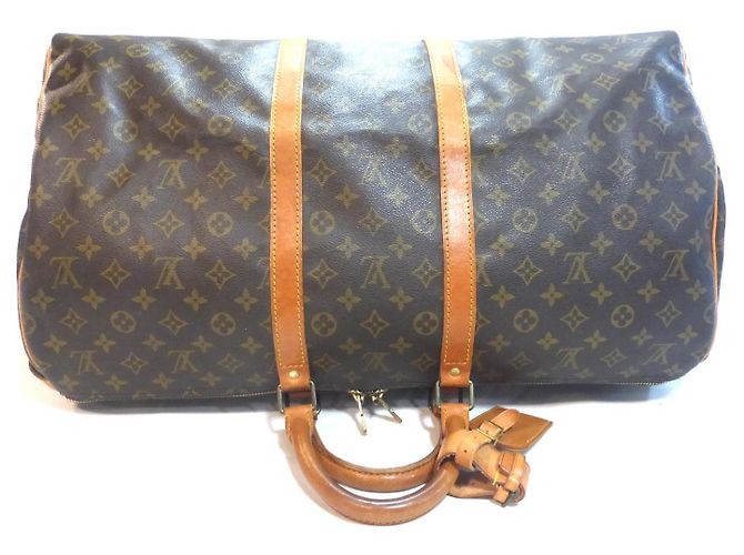 Louis Vuitton Keepall 55 Monogram - MI882 Braun - Ansicht 16