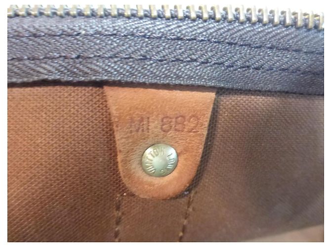 Louis Vuitton Keepall 55 Monogram - MI882 Braun - Ansicht 19
