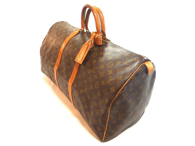Louis Vuitton Keepall 55 Monogram - MI882 Braun - Ansicht 8