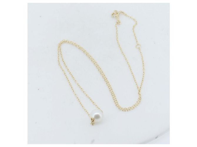 Collana di Perle Au750 Mikimoto D'oro - vista 3