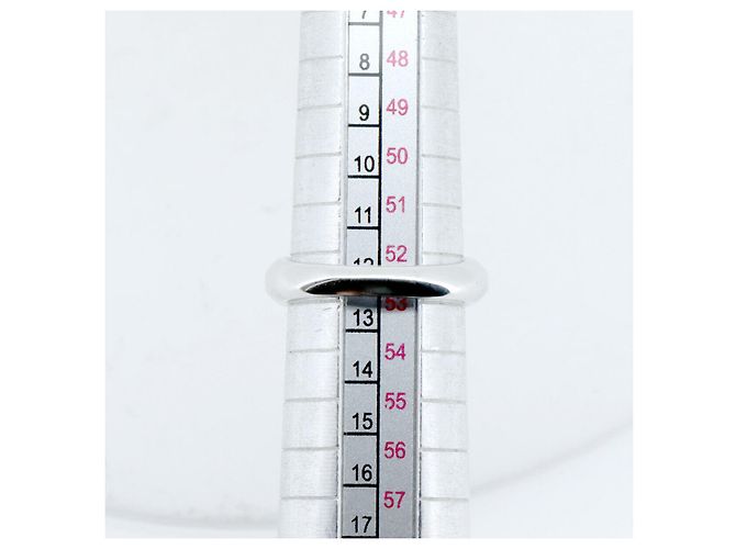 Autre Marque Diamantring mit grünem Granat Pt900 - Ansicht 9