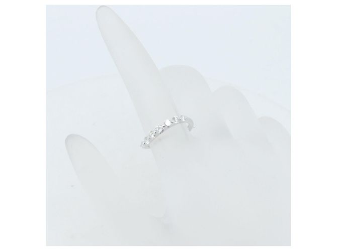 Autre Marque Pt900 Platin-Diamantring Silber - Ansicht 7