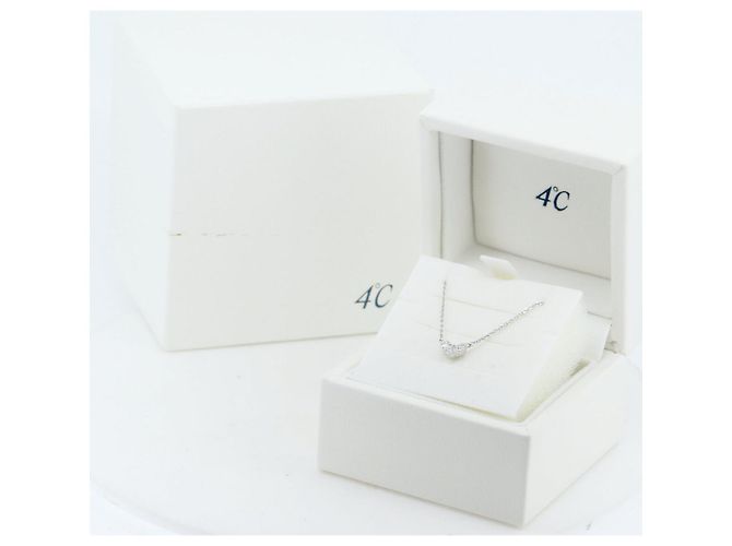 Autre Marque Collana in diamante Pt850 4℃ Argento - vista 6