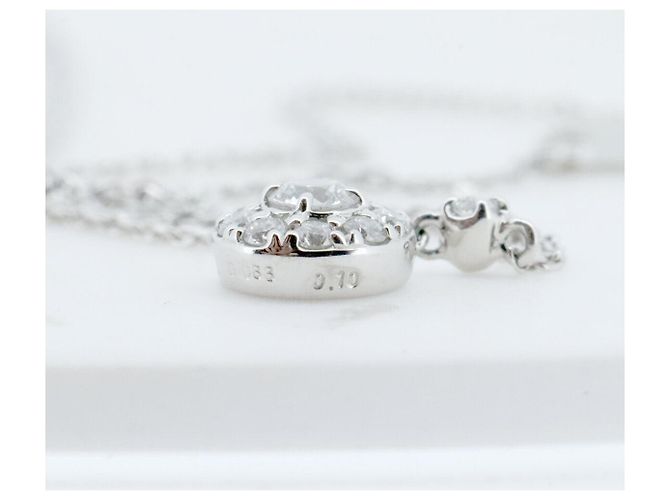 Autre Marque Collana di diamanti Vendome Aoyama Pt950/Pt850 Argento - vista 7