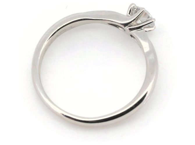 Autre Marque Royal Asscher PT900 Diamantring Silber - Ansicht 5