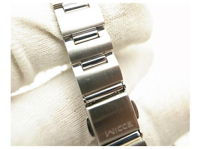 Autre Marque Citizen Wicca Edelstahl-Uhr Weiß - Ansicht 7