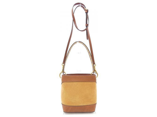Autre Marque Borsa a spalla in pelle Sandro Marrone - vista 3