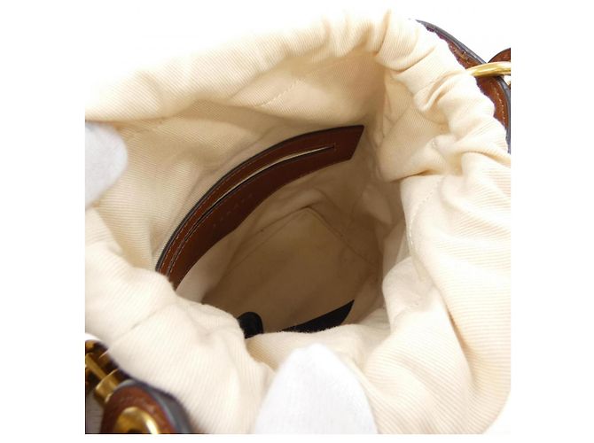 Autre Marque Borsa a spalla in pelle Sandro Marrone - vista 6
