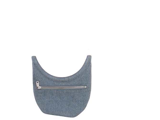 Borsa a mano in denim blu Coperni - vista 3
