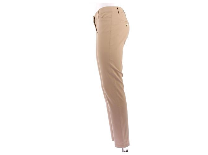 Pantalones Prada beige de algodón - vista 4