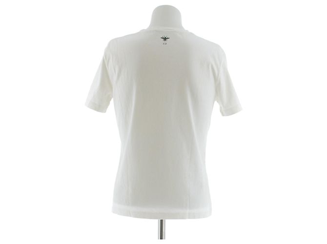 Camiseta Dior Lucky blanca de algodón Blanco - vista 2