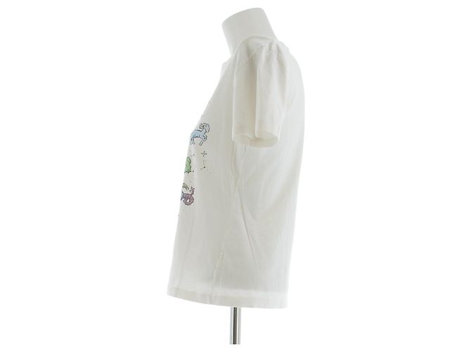 Camiseta Dior Lucky blanca de algodón Blanco - vista 4