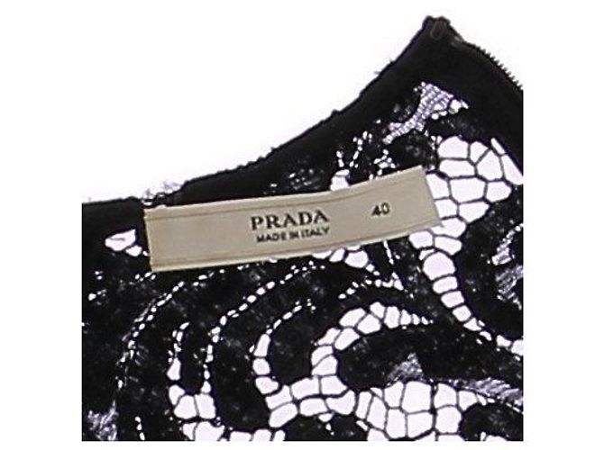 Prada Schwarzes Spitzenkleid - Ansicht 5