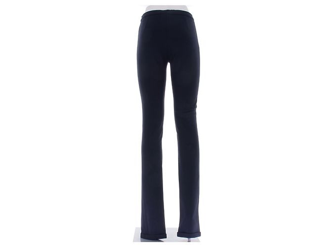 Jil Sander Navy Blue Viscose Pants Size 34 - view 2