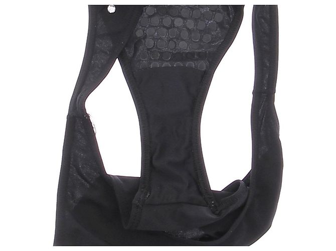 Chanel Bikini de dos piezas con strass Negro - vista 6