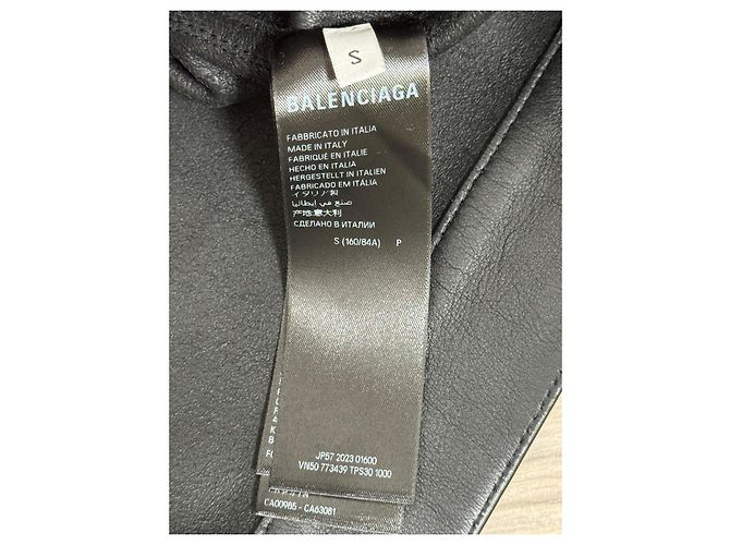 Balenciaga Garde-Robe  unisex  Oversized Schwarz - Ansicht 12