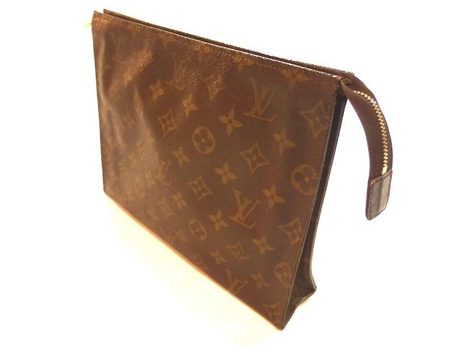 Louis Vuitton Pochette 26 Monogramma - 834 Marrone - vista 6