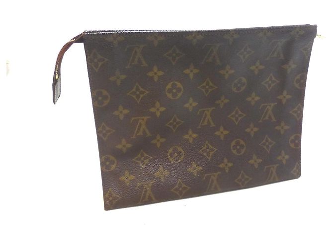 Louis Vuitton Pochette 26 Monogramma - 834 Marrone - vista 7