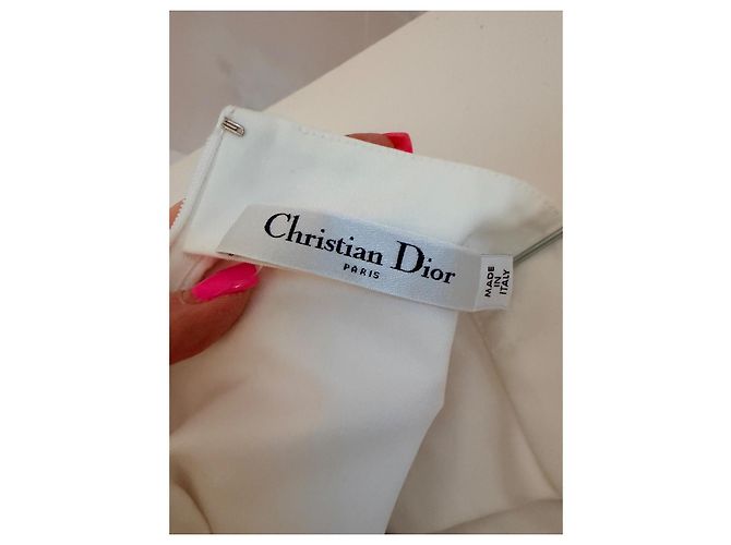 ABITO DIOR CUORE MODELLO SFILATA 40 FR Bianco Rosso - vista 6