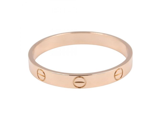Anello Mini Love Cartier in oro rosa 18K D'oro - vista 2