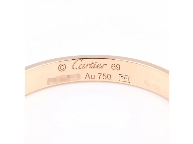 Anello Mini Love Cartier in oro rosa 18K D'oro - vista 3