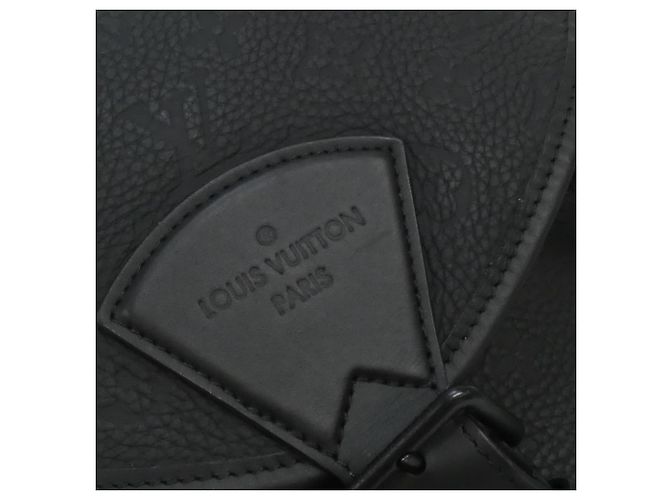 Zaino Montsouris in Monogram Taurillon Louis Vuitton Nero - vista 5