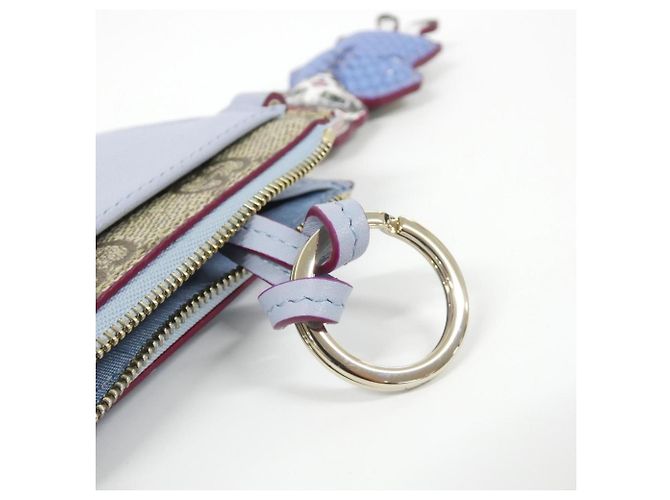 Estuche para monedas y llaves Gucci Azul claro - vista 9