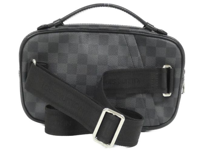 Borsa a spalla Louis Vuitton Damier Graphite Umbrella Nero Damier ebene - vista 2