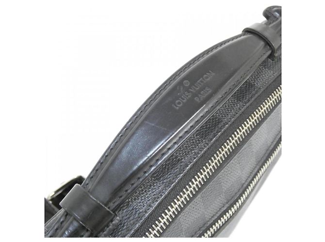 Borsa a spalla Louis Vuitton Damier Graphite Umbrella Nero Damier ebene - vista 5