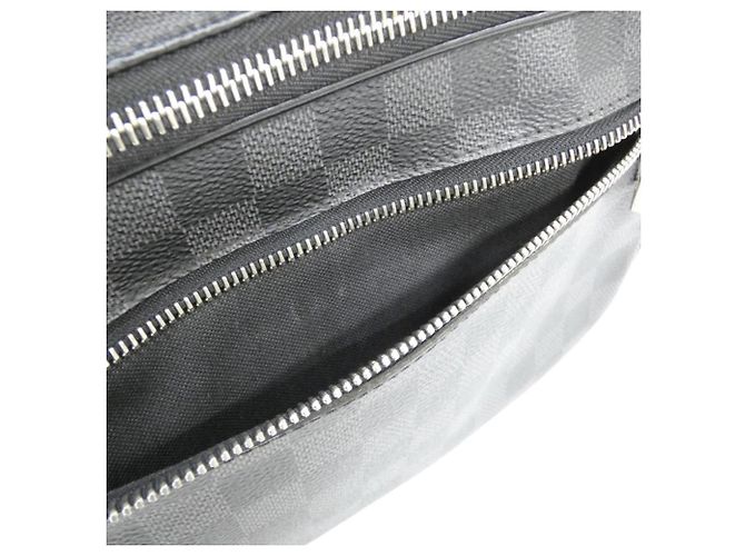 Borsa a spalla Louis Vuitton Damier Graphite Umbrella Nero Damier ebene - vista 9