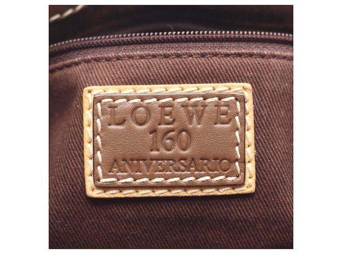 Borsa a Spalla Loewe 160 Anniversario Marrone Crudo - vista 10