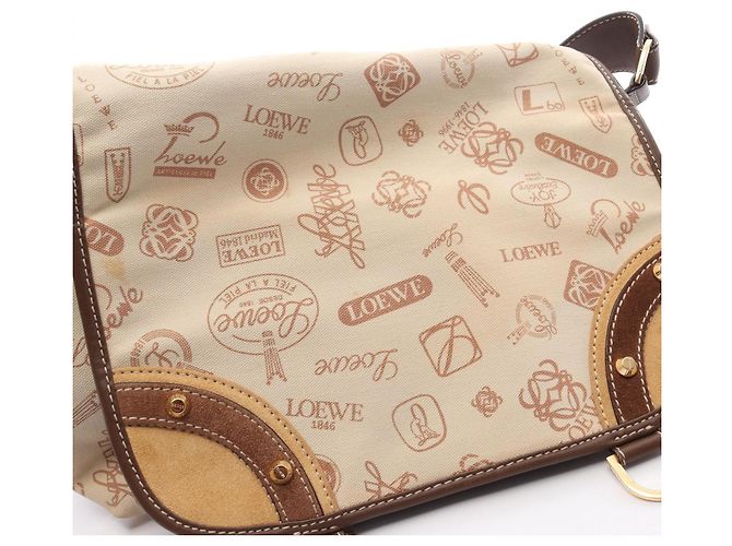 Borsa a Spalla Loewe 160 Anniversario Marrone Crudo - vista 15