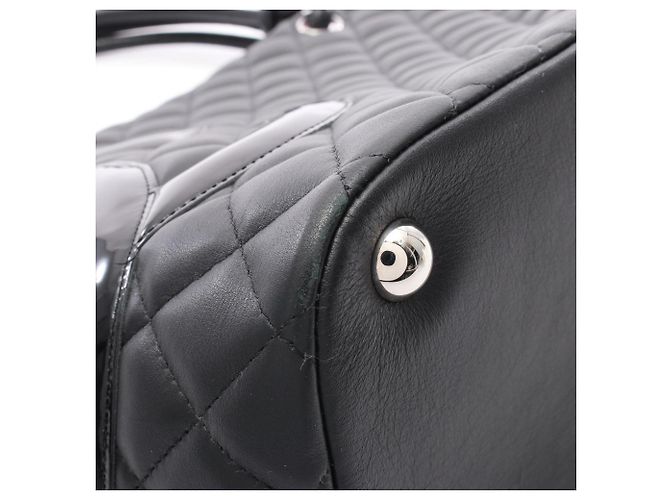 Borsa tote grande della linea Cambon di Chanel Nero - vista 10