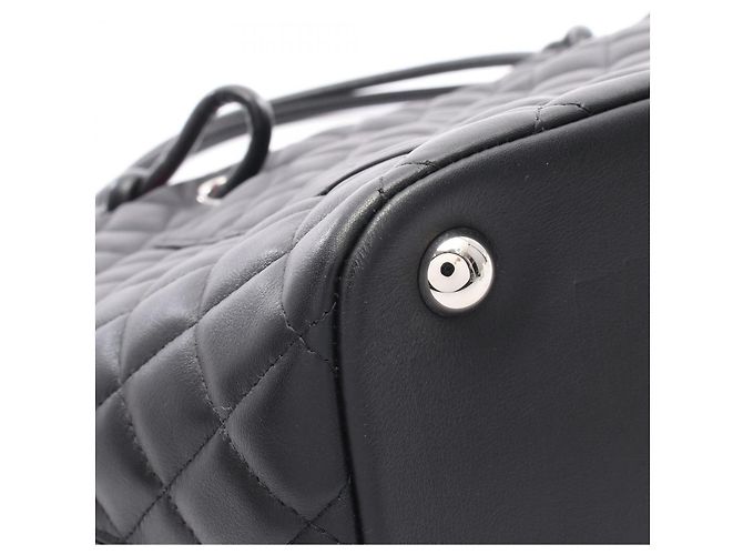 Borsa tote grande della linea Cambon di Chanel Nero - vista 9