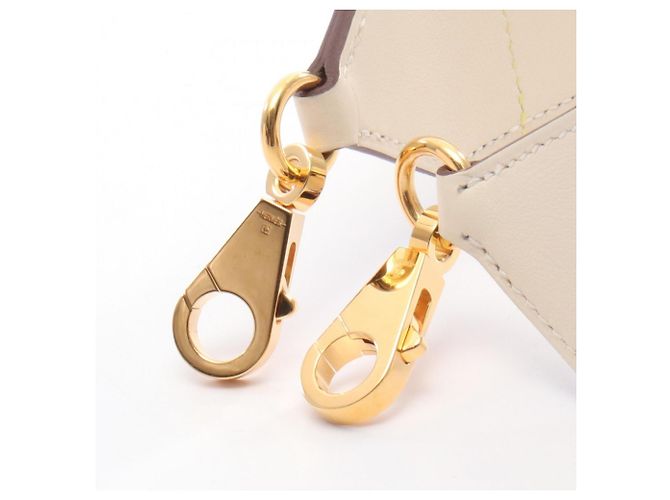 Cinghia a Spalla Kelly Pocket di Hermès Crudo Giallo - vista 3