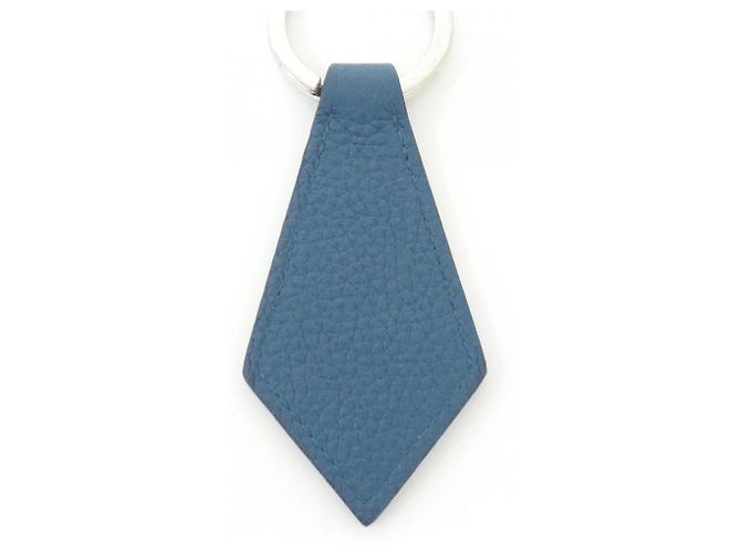 Ring Hermès Portachiavi Tab Hermes Blu Verde chiaro - vista 3