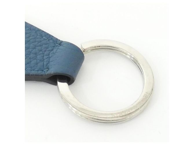 Ring Hermès Portachiavi Tab Hermes Blu Verde chiaro - vista 6
