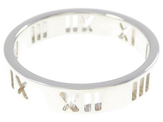 Tiffany & Co Anello Stretto Tiffany Atlas Argento - vista 2