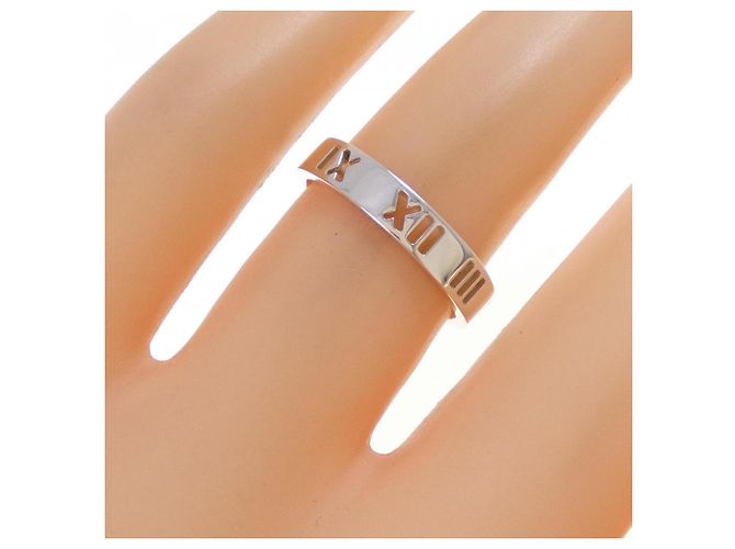 Tiffany & Co Anello Stretto Tiffany Atlas Argento - vista 4