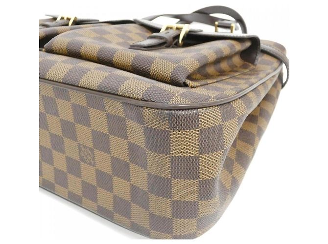 Borsa Damier Uzes Louis Vuitton Marrone - vista 3