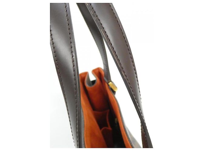 Borsa Damier Uzes Louis Vuitton Marrone - vista 6