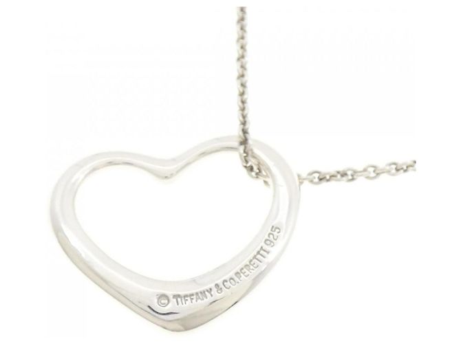 Tiffany & Co Collana Open Heart Tiffany Argento - vista 4
